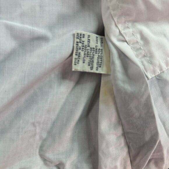 VINTAGE Van Heusen Jacket Mens M Blue White Coloblock Sailing Windbreaker READ - Picture 8 of 15